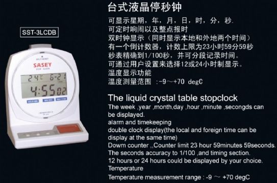 點(diǎn)擊查看詳細(xì)信息<br>標(biāo)題：SST-3LCDB臺式液晶停秒鐘 閱讀次數(shù)：2456