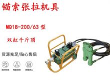 點(diǎn)擊查看詳細(xì)信息<br>標(biāo)題：風(fēng)動(dòng)張拉機(jī)具 MQ18-200-63型 配雙缸千斤頂 礦用錨索張拉機(jī)具 閱讀次數(shù)：362